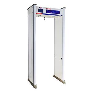 Quality 8 detecting zones Walk Through Gate Large LCD dIsplay full body scanner and high sensitivity and weatherproof for sale
