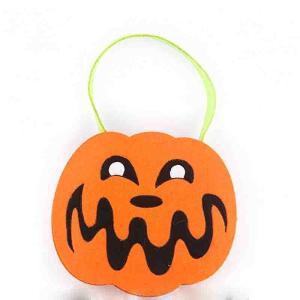 Quality Eco Friendly 25*42cm Halloween Felt Candy Bag With Handle for sale
