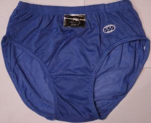 Quality Spandex / Cotton Blue Eco-Friendly Soft Enhancement Plus Size Mens Underwear For Winter for sale