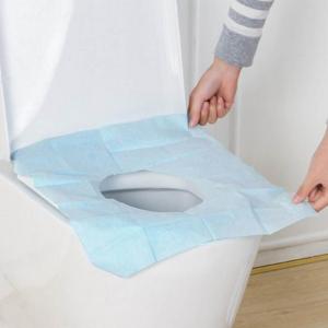 Quality Single Piece Paper Disposable Toilet Seat Covers 200mm 40gsm for sale