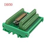 DB50 Male Header Breakout Board Terminal Block Connector Electronics-Salon