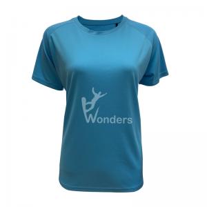 China Quick Dry Womens Round Neck Tees Running Short Sleeve T-Shirt OEM on sale