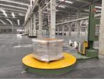 Fully Automatic Pallet Wrapper Remote Control Pallet Packing Machine With Scale