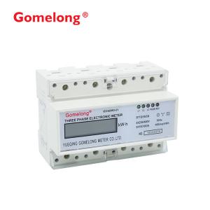China China Manufacture DTS5558 Three-phase Electronic Din-rail Kwh Meter Power Energy Meter on sale