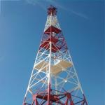 60 Degree Angle 4 Legged Angular Self Supporting Lattice Tower Steel Communicati