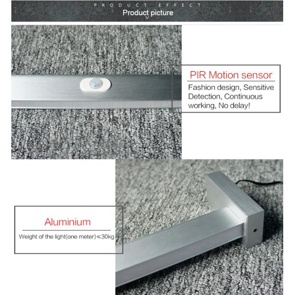 Motion Sensor Hanger Rod with LED Light 30° Beam Angle 400lm Flux A3176