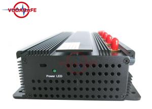 Quality GPSL1 GPSL2 Power Adjustable Mobile Phone Signal Blocker / Jamming 50m Range for sale
