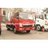 4*2 116hp Light Duty Commercial Trucks Mounted 3 Tons Lifting Capacity Crane for sale