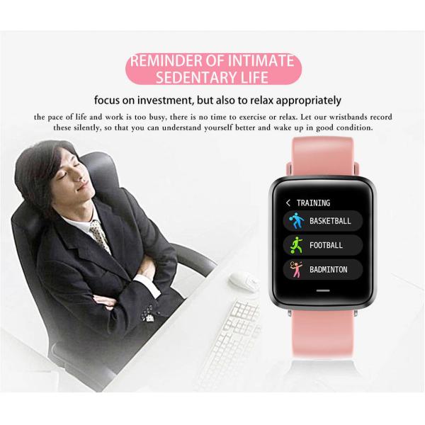 1.3 Inch Touch Screen Smartwatch NRF52832 Calorie Monitoring 10m