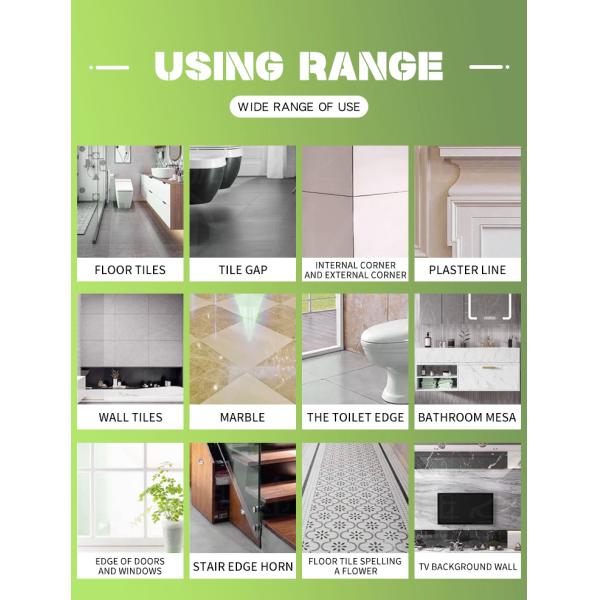 Household Floor Tile Adhesive General Purpose UV Resistant Sanded Type