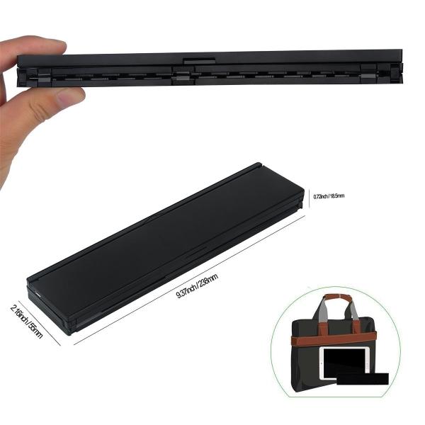 Aluminum Alloy Folding Bluetooth Keyboard Rechargeable With CE ROHS Approval