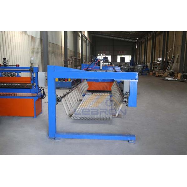 GI Corrugated Roof Panel Roll Forming Machine 20mm Heat Treatment