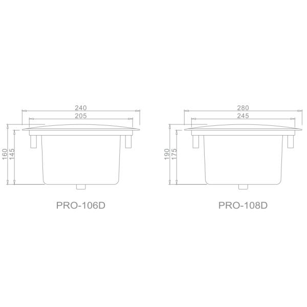 6 inch professional celling speaker PRO-106D