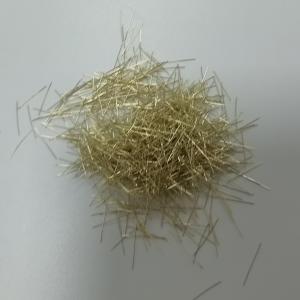 Quality Brass Copper Coated Micro Steel Fiber Fibres For UHPC Ultra High Performance Concrete for sale