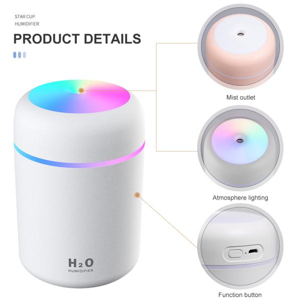 Homefish OEM Luftbefeuchter New 2021 Air Humidifier products unique Umidificatore car Humidificateur diffuser Bevochtiger