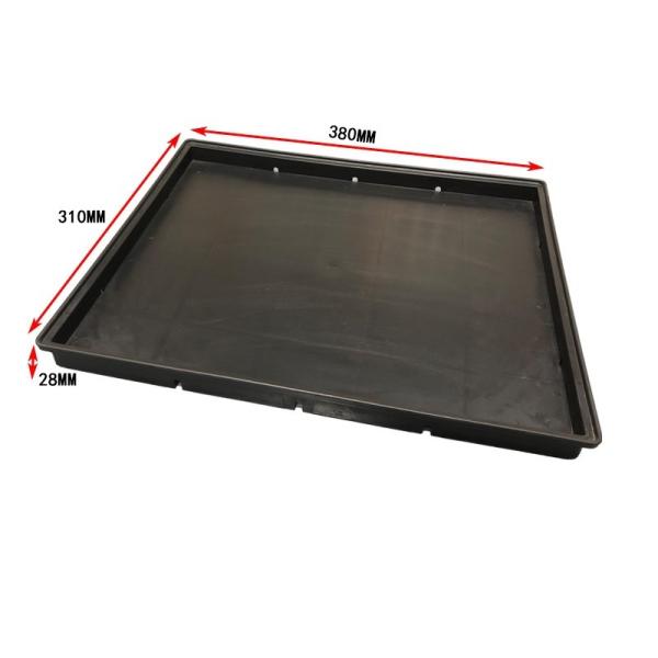 Small Black Esd Safe Bin Conductive Ic Parts Tray Anti Static Memory Tool Box Container Eurostat Esd Box With Cover