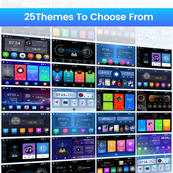 Universal Placement 7 Inch Touch Screen Car DVD Player with BT Wifi and GPS Navigation