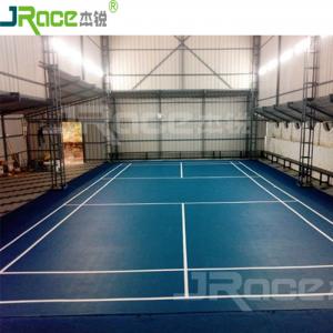 China Silicon PU Material Badminton Sports Floor / Indoor And Outdoor Badminton Court on sale