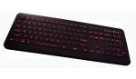 Backlight dust proof rubber medical keyboard with numeric keys and Functions