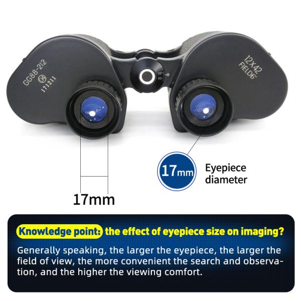 High Power Military Binoculars 12x42 Durable Army Telescope With Nitrogen Filled