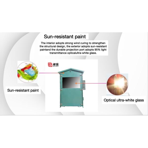 Moistureproof Projector Cabinet Waterproof 45kg Projector Housing Box Dustproof