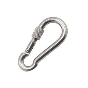 Quality Precision Casting Technology Quick Link Spring Snap Hook With Screw Lock Plain Finish for sale