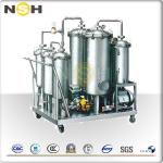 Demulsification Dehydration Lube Oil Purifier / Lube Oil Filtration System oil