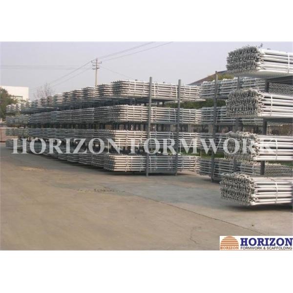 Galvanized Ringlock Scaffolding System , Pin Lock Scaffold Dia 48.3 X 3mm