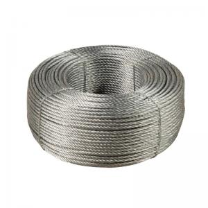 China Steel Grade Galvanized 1/4 7x19 Aircraft Cable Steel Wire Rope Steel Cable on sale