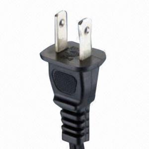 2-pin american plug power cord, ul approved