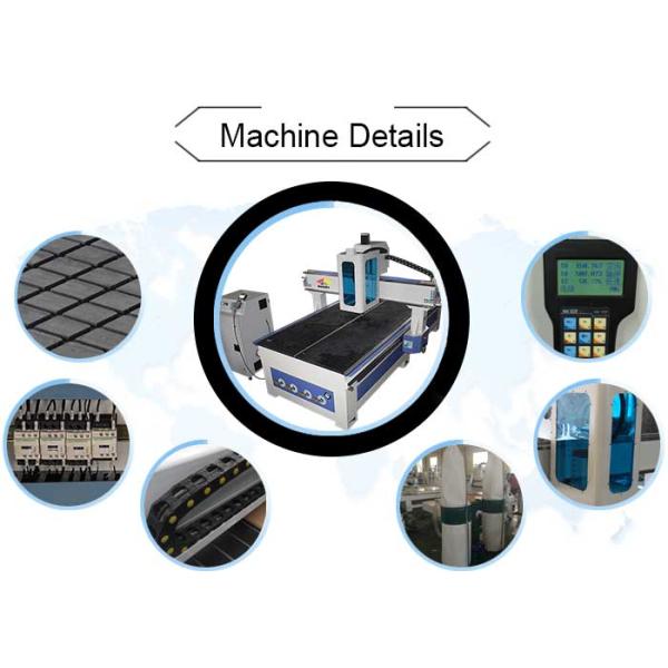 5.5 KW Air Cooling Spindle CNC 3D Router Machine For MDF Cutting / Woodworking