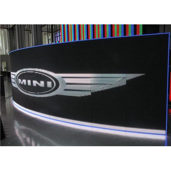 Full Color Curved LED Display Screen P10 IP65 For Business Advertising