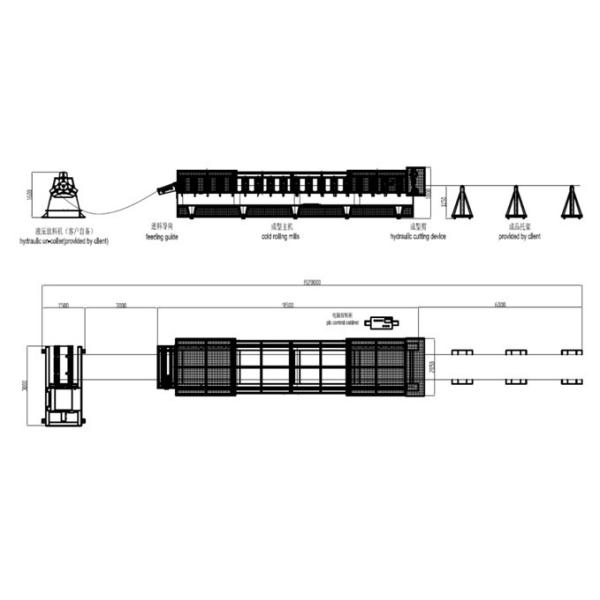 Safety Highway Guardrail Roll Forming Machine For Roofing / Cladding Panel