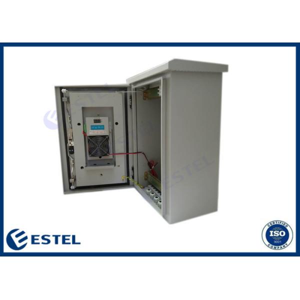 6U Small Outdoor Telecom Enclosure Pole Mounted With Anti Theft Three Point Lock