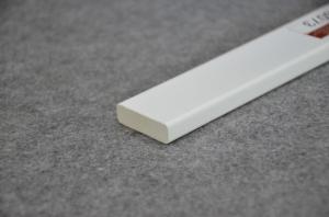 Quality Crown Molding White Plastic Extrusion Profiles For Interior Decoration for sale