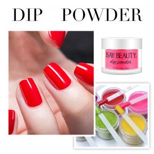China air dry without lamp curing 1oz night glow powder acrylic nail dipping powder nails system on sale