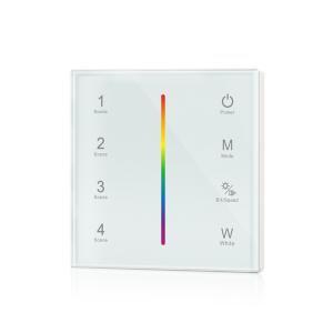 China Multi Zone RGBW LED Controller Wall Mounted For Color Temperature Control on sale