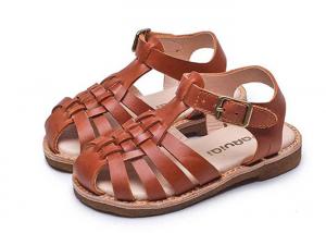 China Cowhide Lining  Toddler Boy Leather Sandals on sale