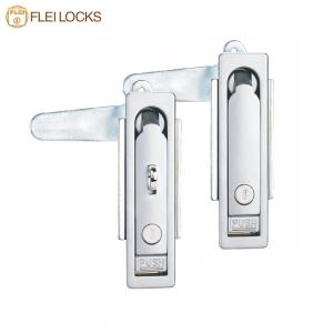 Quality Easy Use Electrical Panel Lock , Button Swing Latch Lock Color Matt Zinc Alloy Material for sale