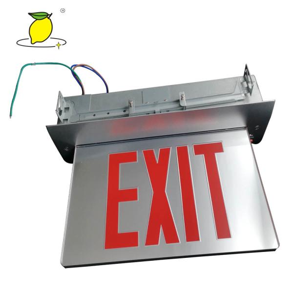 On sale Rechargeable LED Emergency Light Fire Emergency Exit sign led exit emergency sign