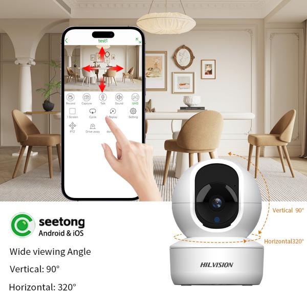 Sound Detection Feature Waterproof Network Camera Resolution and 2304*1296 Resolution