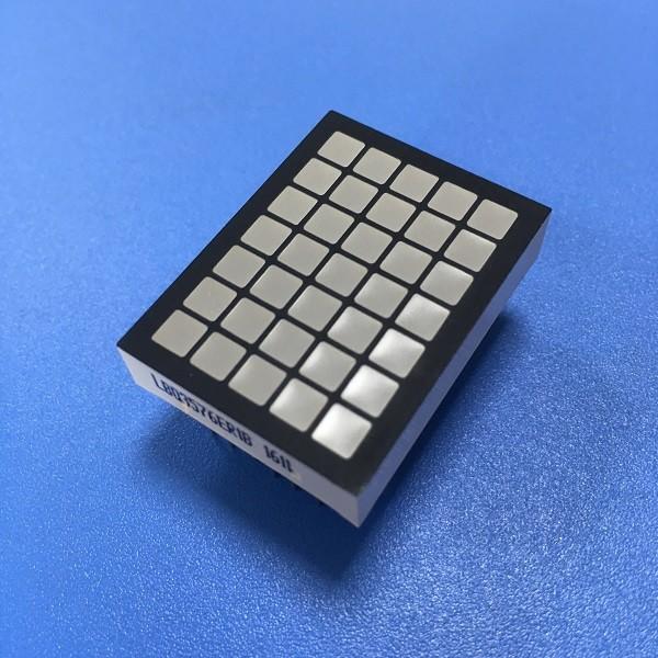 Buy Ultra Red 3.5mm 5x7 Dot Matrix LED Display Column Anode  for elevator COP at wholesale prices