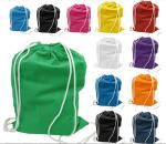 RPET Polyester Drawstring Backpack , Silkscreen Rotogravure Drawstring Polyester