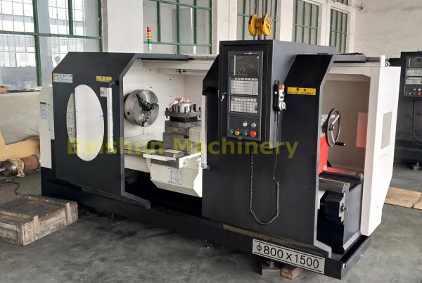 Buy Metal Mini CNC Horizontal Lathe Machine With Atomatic Original Mechanical Flat Bed at wholesale prices