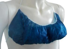 Quality Blue Dustproof Disposable Travel Bra , Breathable Female Disposable Underwear for sale