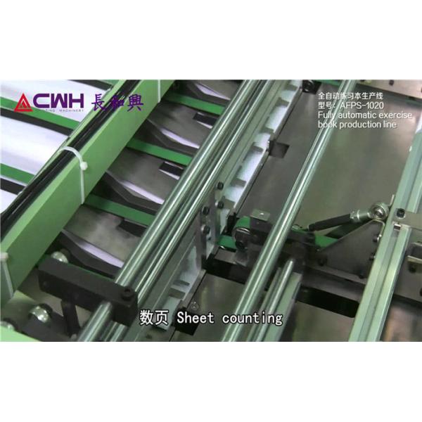 380V A3 A4 A5 Stapled Exercise Book Making Machine