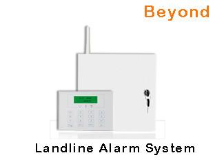 Buy LCD Metal Case Fence Phone Hardwire Alarm System with multi languages and 16 wired zones at wholesale prices