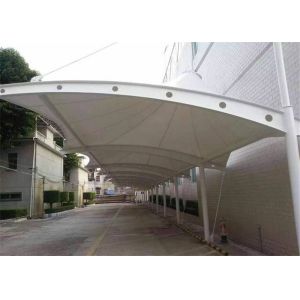 1050gram Membrane Tensile Car Parking Shade Weather Resistance