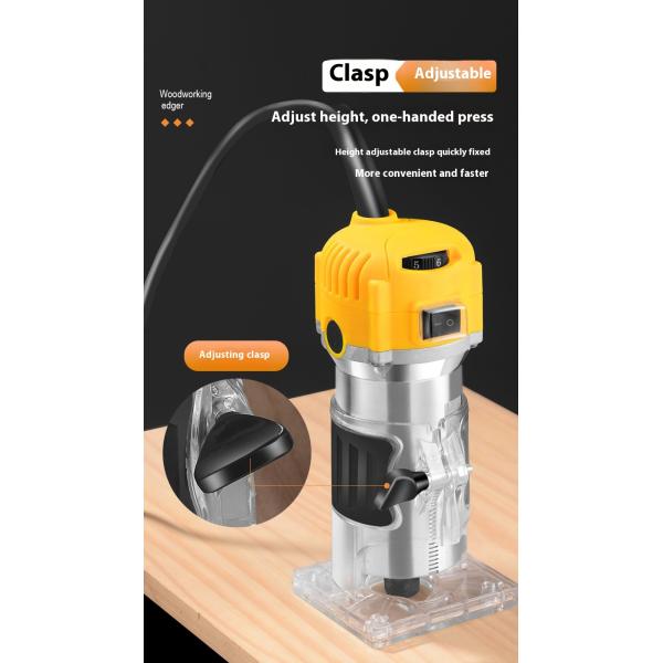 Bobenelectric Trimmingmachine Woodworking Trimming Slotting Machine Engraving Machine Electric 6-speedwoodworkingmilling Machine