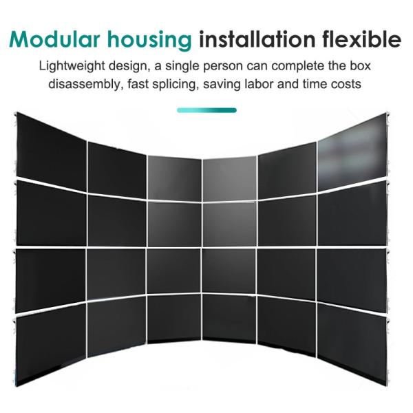 P2.604 Stage Rental LED Screen 4000cd/m2 LED Theater Screen 1920Hz 160° Viewing Angle